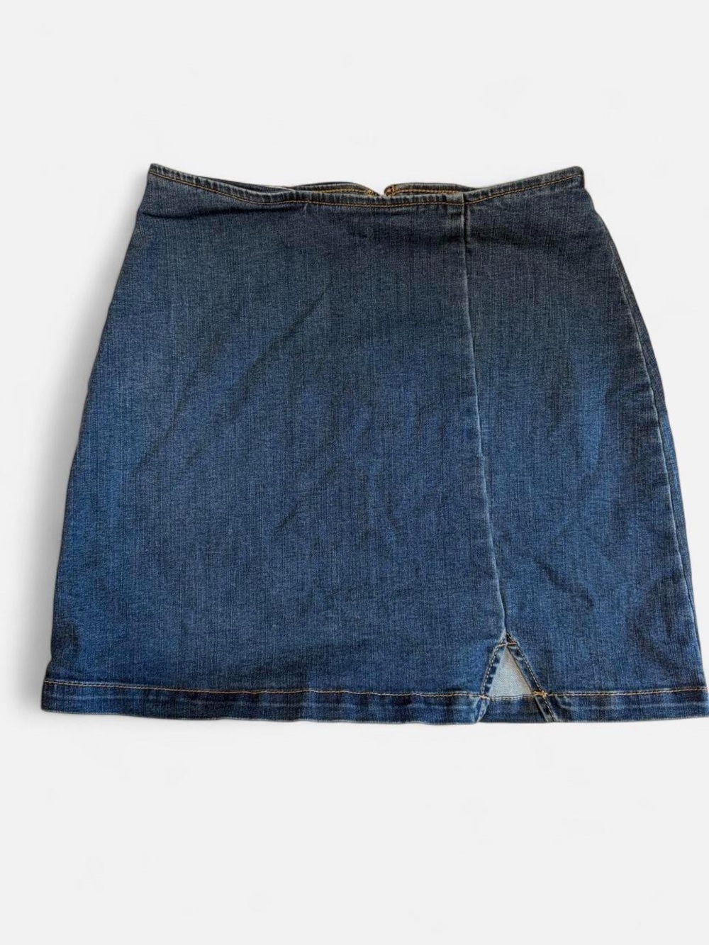 Wild Fable Y2K Denim Mini Skirt Medium Wash Blue 90s Downtown Girl Size 0